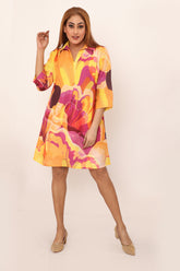 Iris Dress Prune Purple